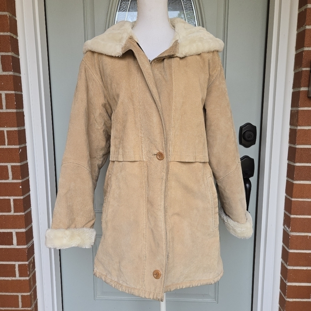 Vintage J Percy Marvin Richards Tan Leather Jacket